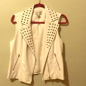 Forever 21 white vest